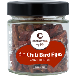 Cosmoveda Organic Bird's Eye Chillies, Whole - 30 g