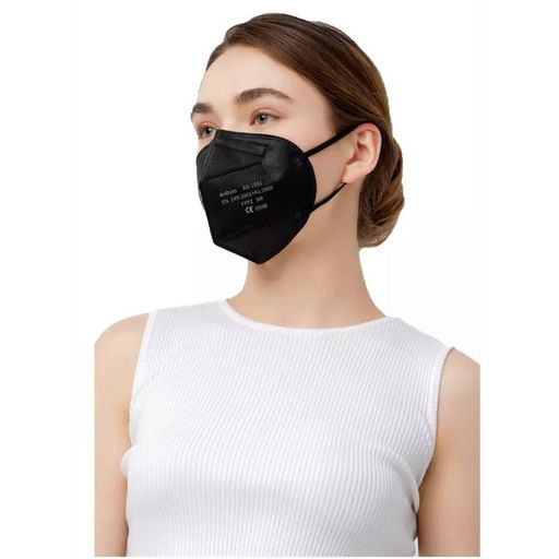AnDum Masque de Protection FFP2 Coloré - Black