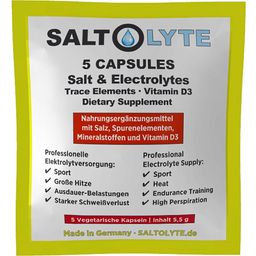 SALTOLYTE Salt & Mineral Capsules - 5 veg. capsules