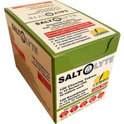 SALTOLYTE Tabletki do żucia sól + minerały pudełko - cytryna