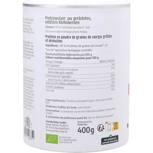 Govinda Proteinpulver Pumpa Ekologisk - 400 g