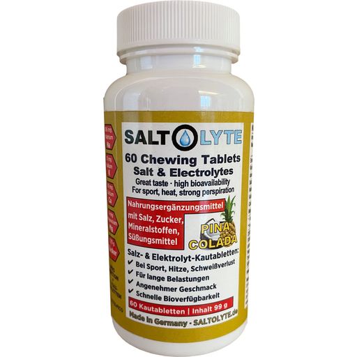 SALTOLYTE Žvýkací tablety se solí a minerály - piňa colada
