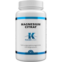 KLEAN LABS Magnesiumcitraat 150mg - 90 Capsules