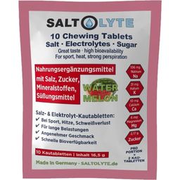 SALTOLYTE Salt + Mineral Tuggtabletter Bricka - Vattenmelon
