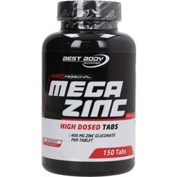Best Body Nutrition Hardcore Professional Mega Zinc Tabs - 150 Tabletki