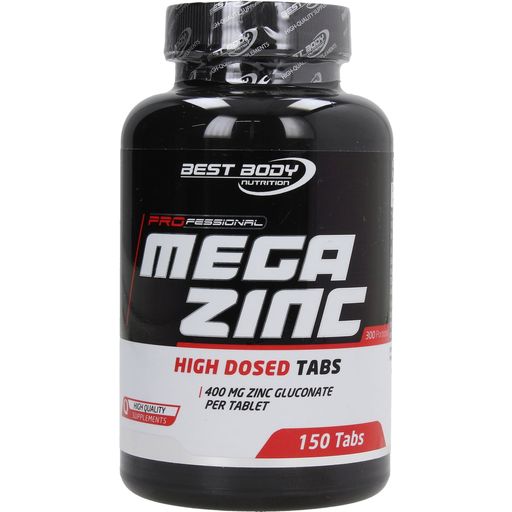 Best Body Nutrition Hardcore Professional Mega Zinc Tabs - 150 Tabletter