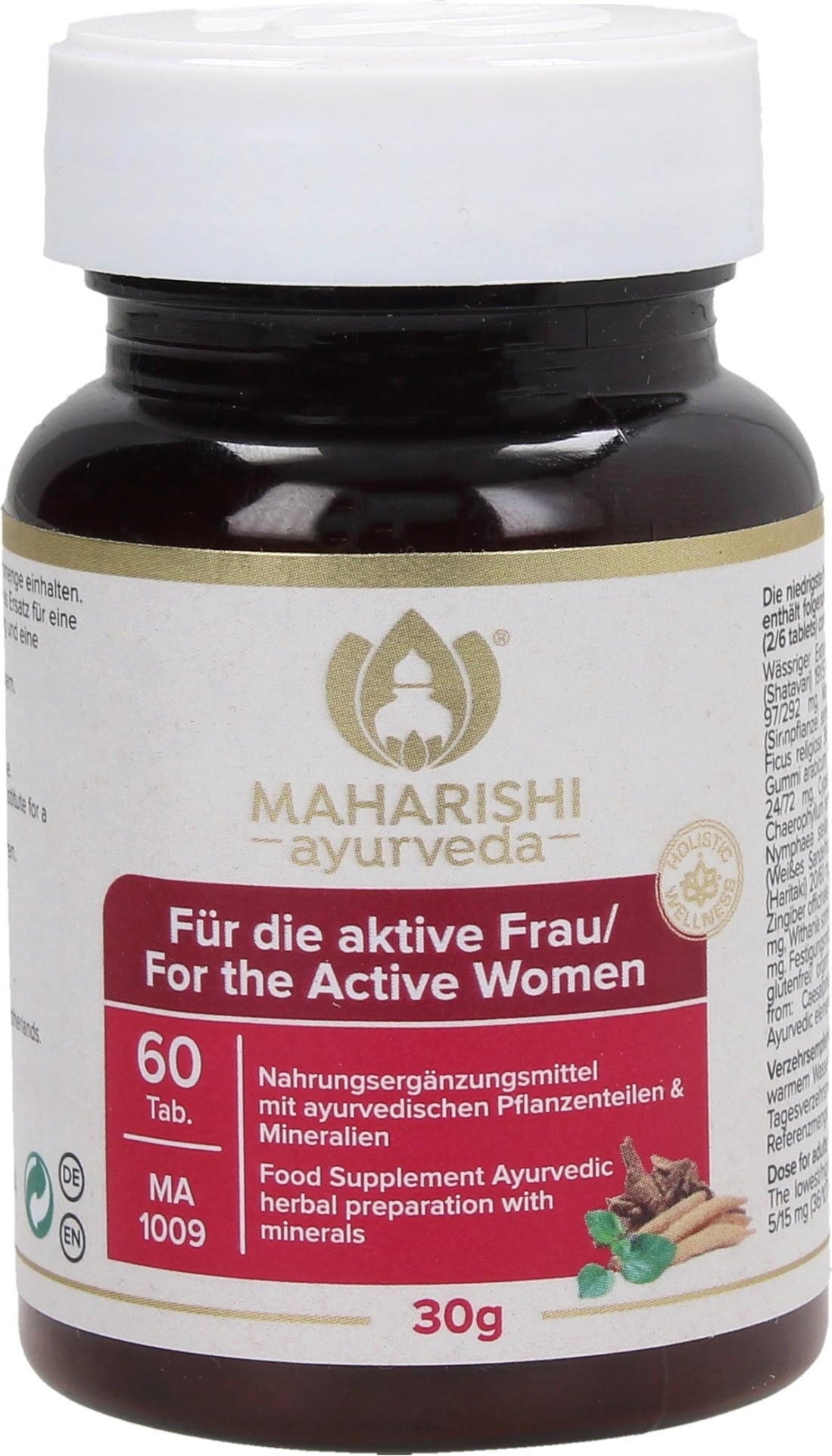 Maharishi Ayurveda MA1009 Voor de Actieve Vrouw - 60 Tabletten