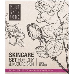 Pure Skin Food Pflegeset für trockene & reife Haut, Bio - 1 Set