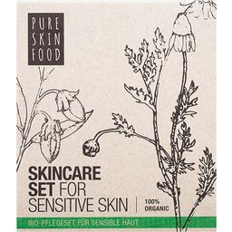 Pure Skin Food Vårdset för Känslig Hud, Ekologiskt - 1 Set