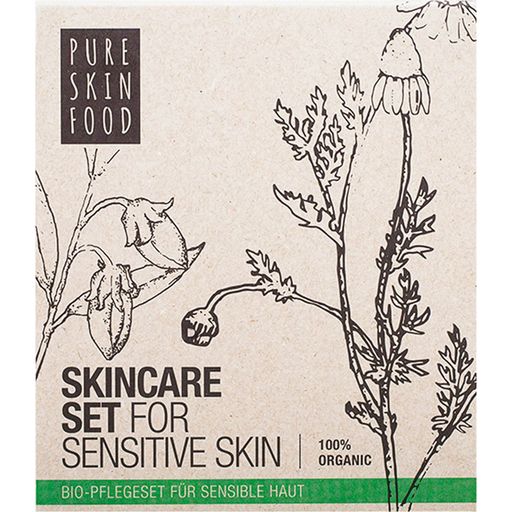 Pure Skin Food Pflegeset für empfindliche Haut, Bio - 1 Set