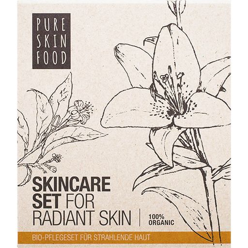 Pure Skin Food Care Set for Radiant Skin, Organic - 1 set