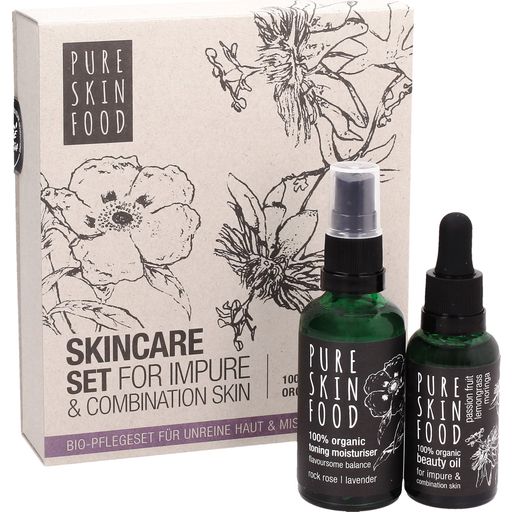 Organic Skincare Set - Impure & Combination Skin - 1 set