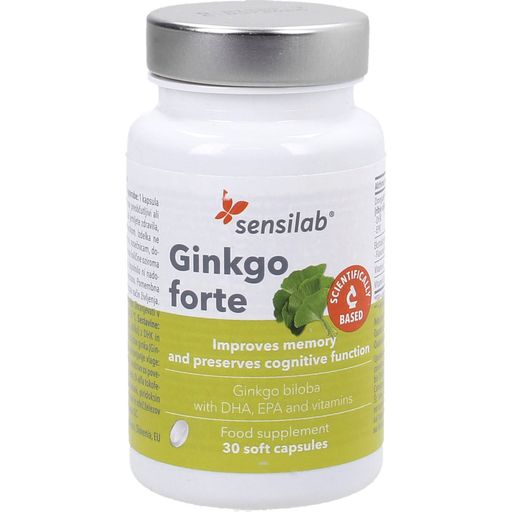 Sensilab Ginkgo forte - 30 lágyzselé kapszula