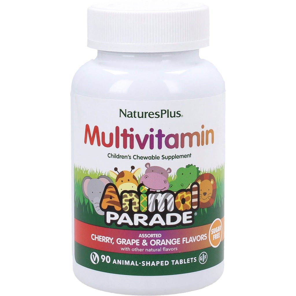 Animal Parade Multivitamin SugarFree Multifruit, 90 chewable tablets