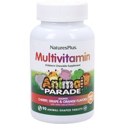 Animal Parade Multivitamin -  Multifrutas sem açúcar - 90 Comprimidos mastigáveis