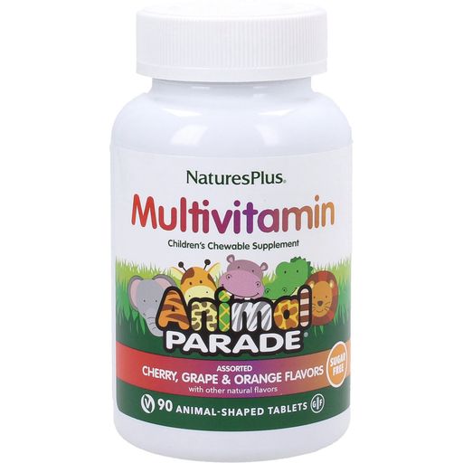 Nature's Plus Animal Parade Multiwitamina - bez cukru - 90 Tabletek do żucia