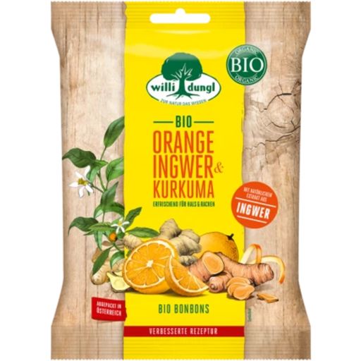 Willi Dungl BIO Bonbons Orange Ingwer & Kurkuma - 65 g