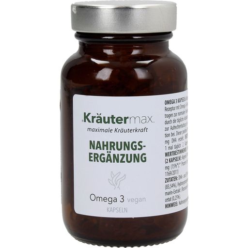 Kräutermax Omega 3 vegan - 60 kapslí
