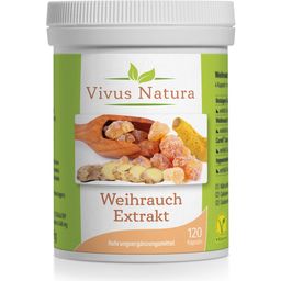 Vivus Natura Weihrauch Extrakt (+Ingwer, +Curcuma) - 120 Kapseln