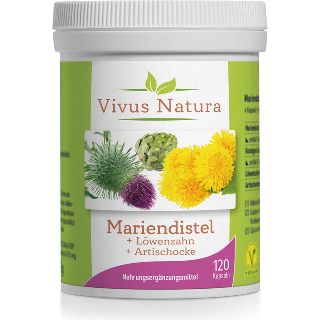 Complément Alimentaire Medica Herbs - Chardon, Artichaut, Pissenlit 540 Mg - Boîte De 60 Gélules