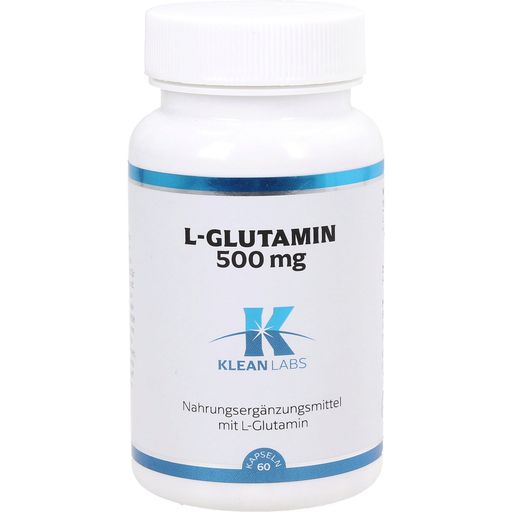 KLEAN LABS L-Glutamina, 500 mg - 60 cápsulas