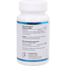 KLEAN LABS L-glutamin 500 mg - 60 kapslí