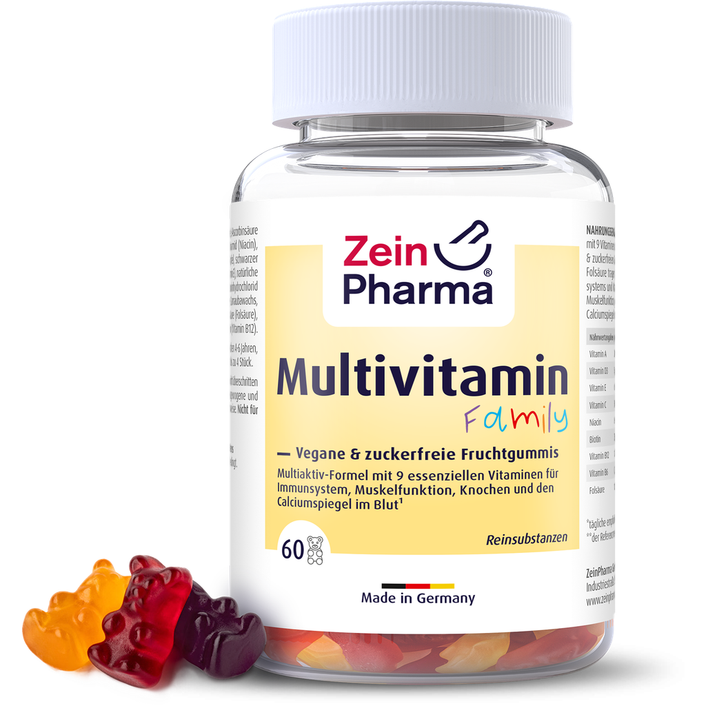 Multivitamin Fruit Gummies Family, 60 pieces - ZeinPharma - VitalAbo