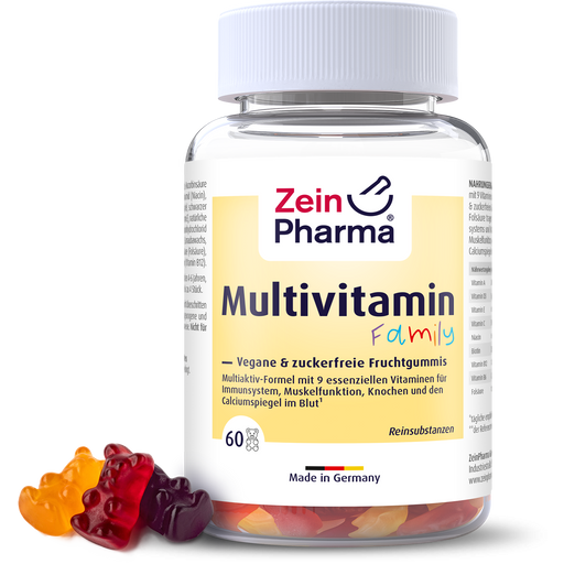 Мултивитамини - Плодови мечета за цялото семейство - 60 броя