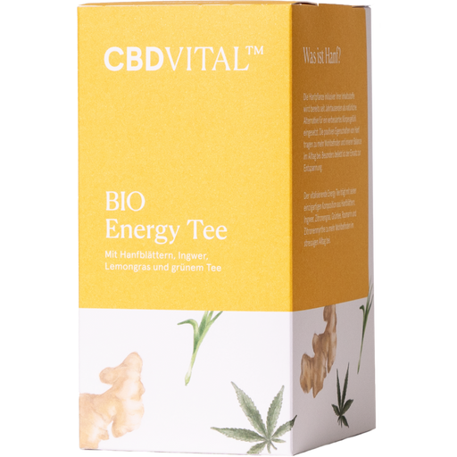CBD VITAL Bio čaj pro energii - 20 sáčků