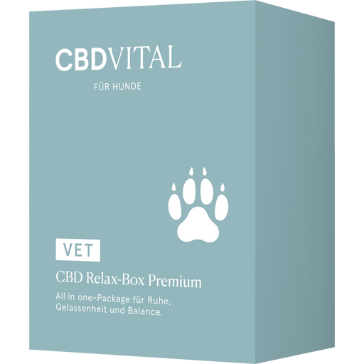 CBD VET Relax Box Premium pro psy - 1 kazeta