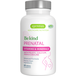 Igennus Be Kind Prenatal Vitamins & Minerals - 60 таблетки