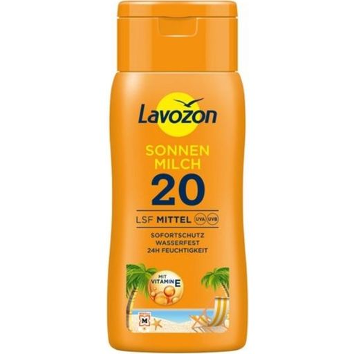 LAVOZON Mleko za sončenje ZF 20 - 200 ml