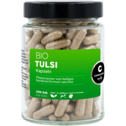 Cosmoveda Organic Tulsi Capsules - 200 capsules