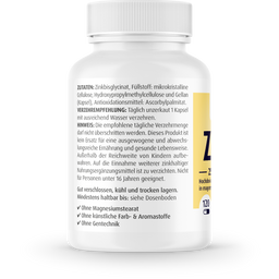 Sinkkiglysinaatti 25 mg - 120 kapselia