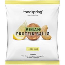 foodspring Протеинови топки - веган лимонова торта - 40 г