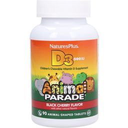 Nature's Plus Animal Parade Vitamin D3 500 IU - 90 chewable tablets