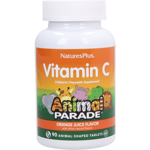Nature's Plus Animal Parade Vitamin C - 90 žuvacích tabliet