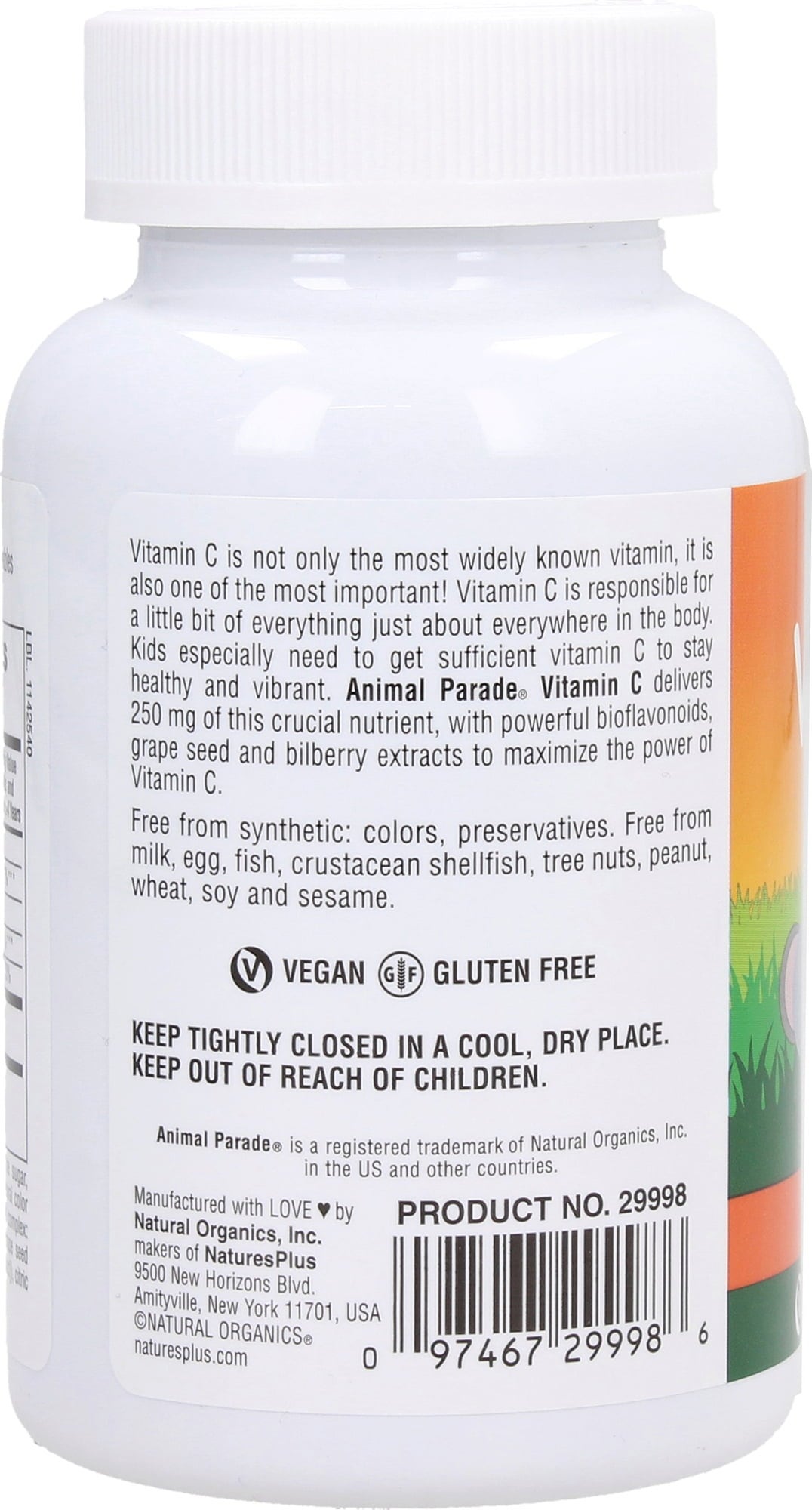 Nature's Plus Animal Parade Vitamin C - 90 Kautabletten