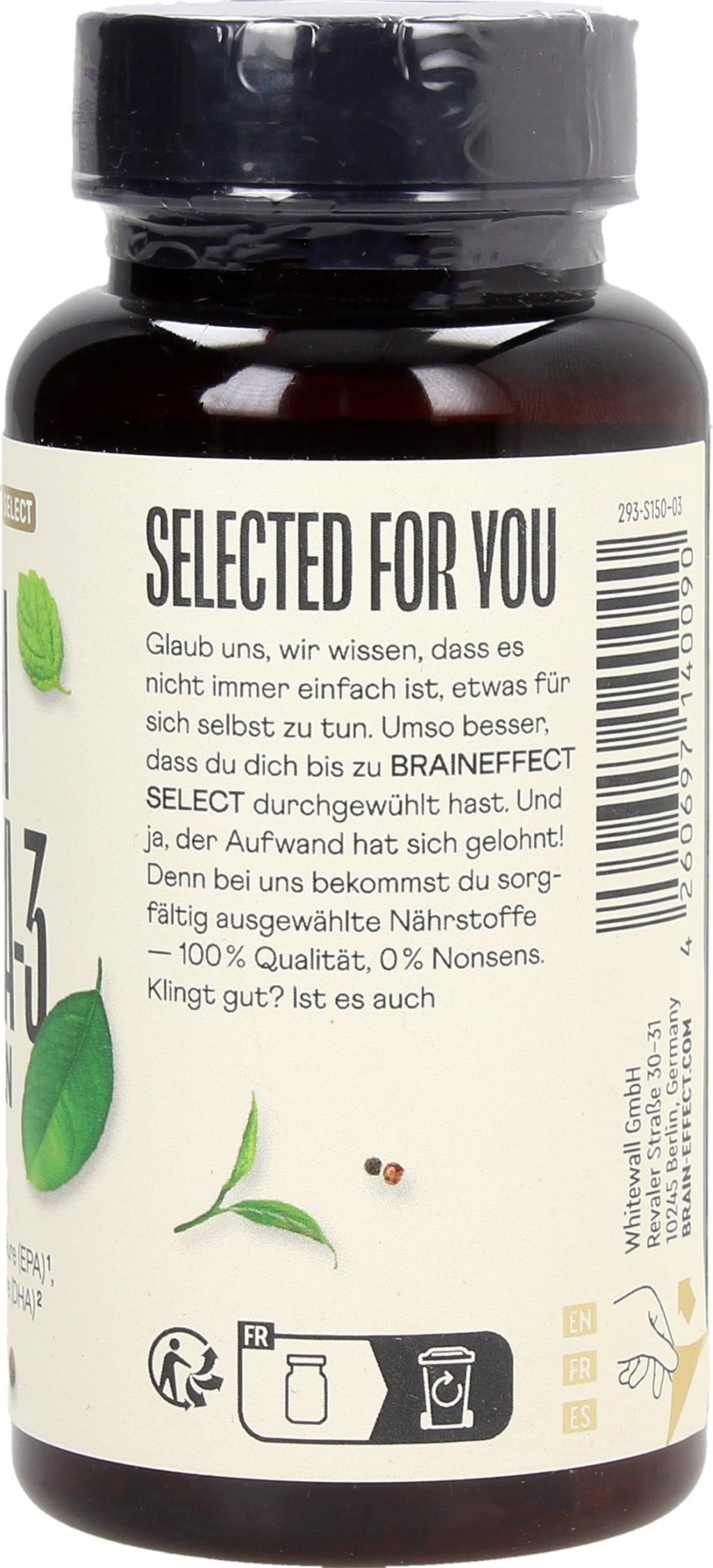 BRAINEFFECT ESSENTIALS Vegan Omega 3 - 60 Capsules