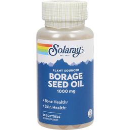 Solaray Borágó magolaj (Borage Seed Oil) - 50 lágyzselé kapszula