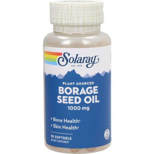 Solaray Boragefröolja (Borage Seed Oil) - 50 Softgels