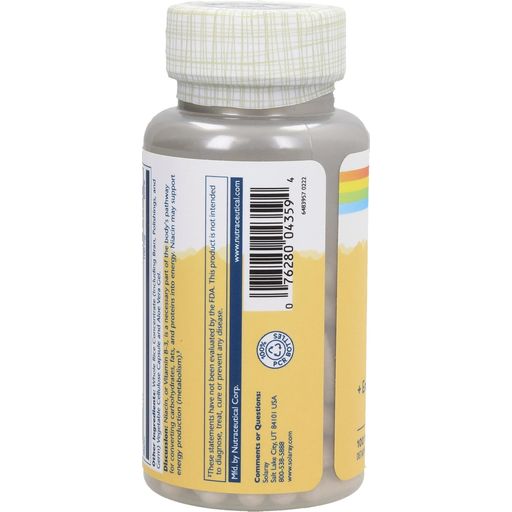 Solaray Niacina in Capsule - 100 capsule veg.