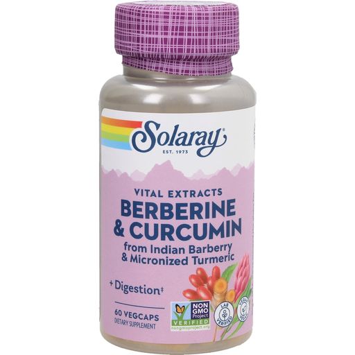 Solaray Berberine & Curcumin Root Extracts - 60 Vegetarische Capsules