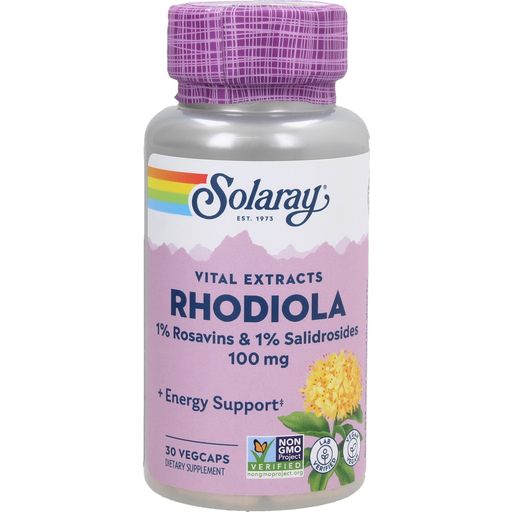 Solaray Rhodiola-extrakt - 30 Kapslar