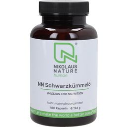 Nikolaus - Nature NN Black Cumin Oil Capsules - 180 capsules
