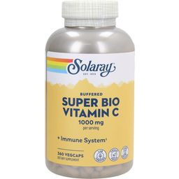 Solaray Super C-vitamiinikapselit, luomu - 360 veg. kapselia