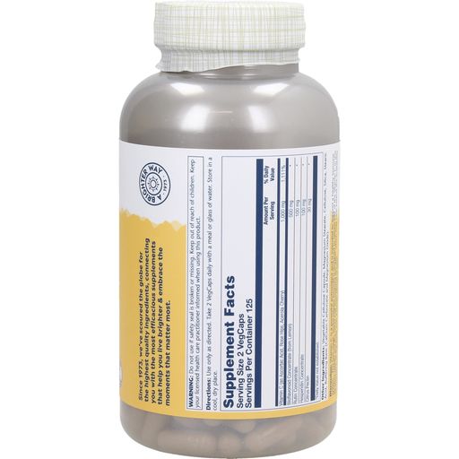 Solaray Súper Vitamina C Bio - 250 cápsulas vegetales