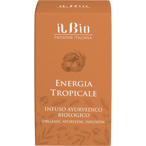 ilBio Bio ajurvédsky čaj Tropická energia - 12 pyramídových čaj. vrecúšok po 3 g