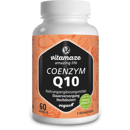 Vitamaze Coenzym Q10 200 mg hochdosiert - 60 veg. Kapseln