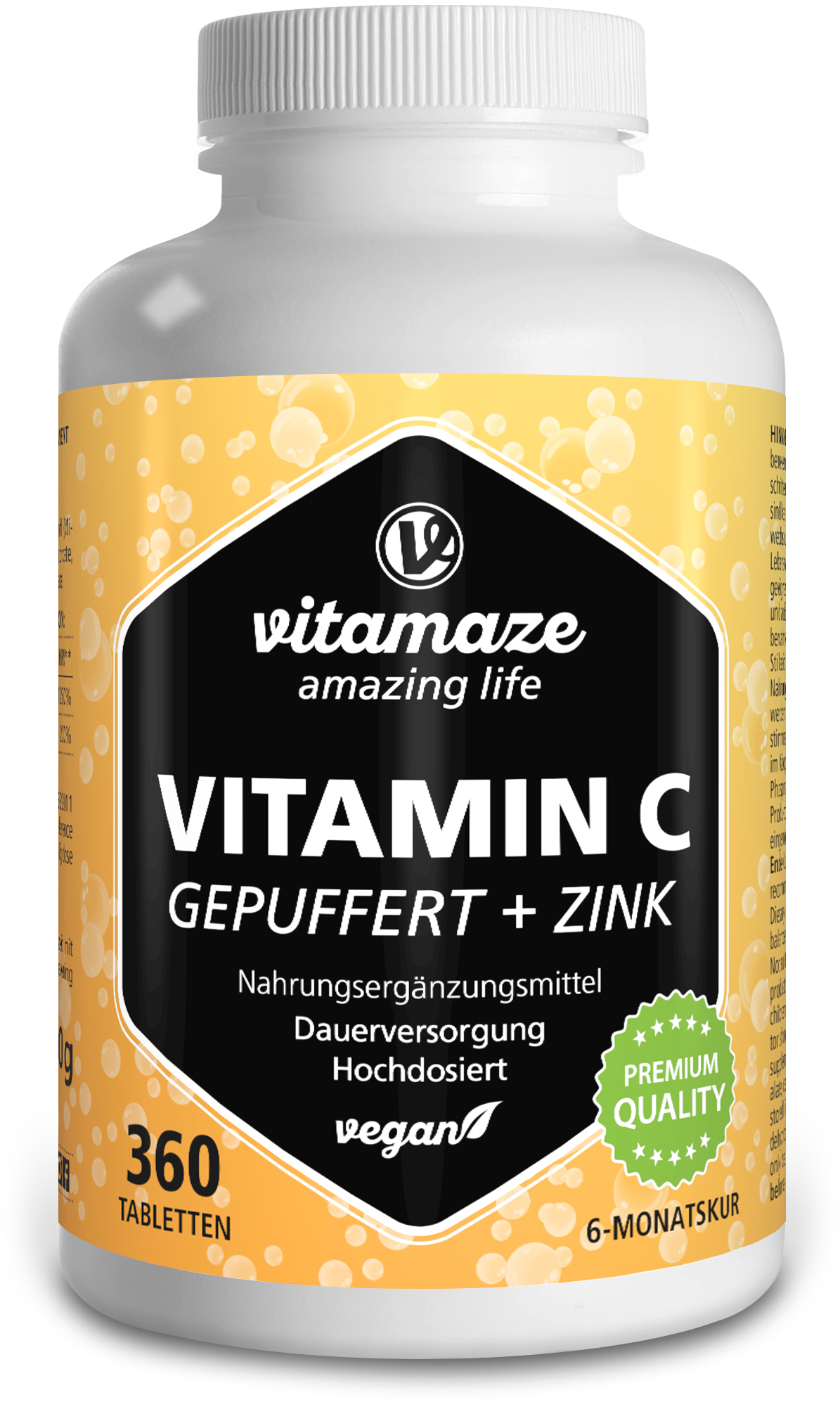 Vitamaze Vitamina C Tamponada + Zinco